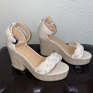 Oasis Society Roccio Braided Platform Espadrille Sandal